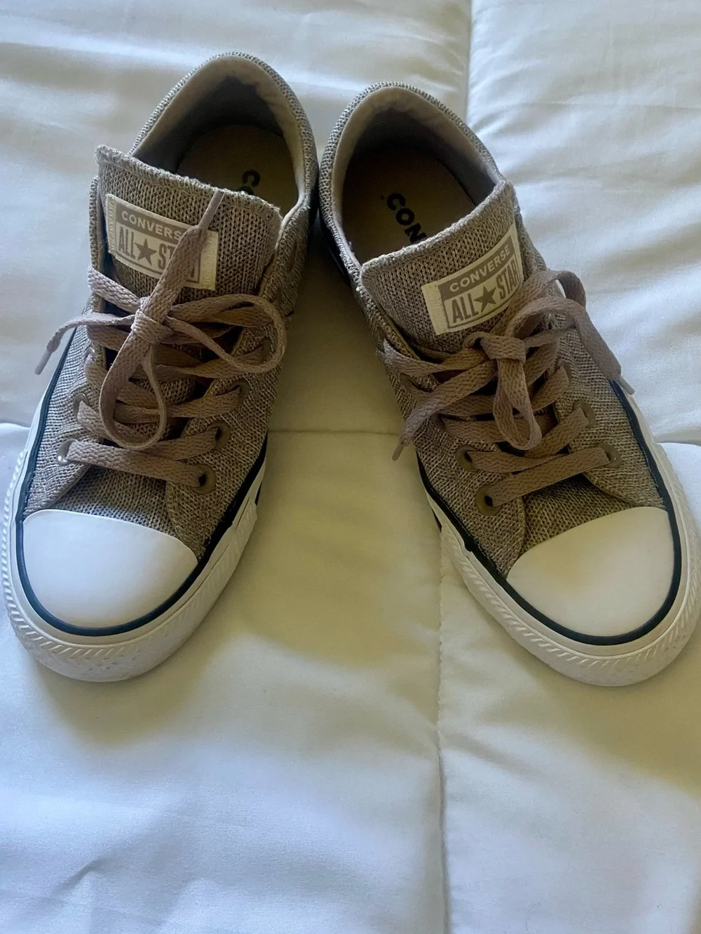 Converse All Star Women's Low-Top Sneakers in Taupe